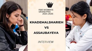 Interview with 🇪🇸 Sara Khadem \u0026 🇰🇿 Bibisara Assaubayeva | Monaco FIDE Women's Grand Prix