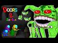 Among Us vs ROBLOX DOORS FLOOR 2 ZOMBIE || ANIMATION