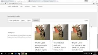 Mega Menu Using jQuery And Bootstrap