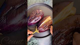 How To Roast Brinjal (Baingan) In Microwave #brinjal #eggplant