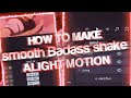 HOW TO MAKE SMOOTH BADASS SHAKE & transition !!! Alight motion 4.0 | AMV TUTORIAL - AE inspired