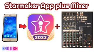Connect a Mixer to Starmaker App - how to record and post on Starmaker