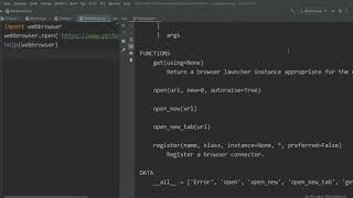 27.Module in python || webbrowser module || Hindi || TCS