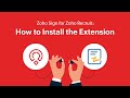 eSign HR documents in Zoho Recruit - Installing the Zoho Sign extension | Digital Signatures | ATS