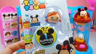 Tsum Tsum 迪士尼疊疊樂 玩具 安娜公主 開箱 Disney Tsum Tsum Princess Anna Surprise Toys Unboxing  玩樂趣