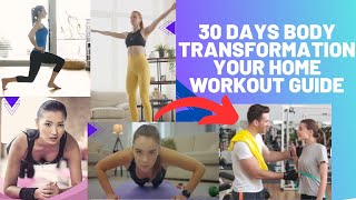 30 Days Body Transformation Guide #HomeWorkout#BodyTransform