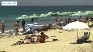 Plaka beach at Naxos island, Greece