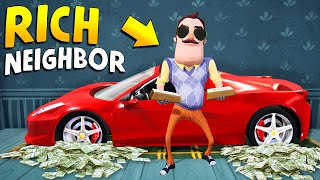 The Neighbor Won The Lottery AND GOT RICH!!! | Hello Neighbor Gameplay (Mods)