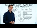 xanthan gum and guar gum keto friendly