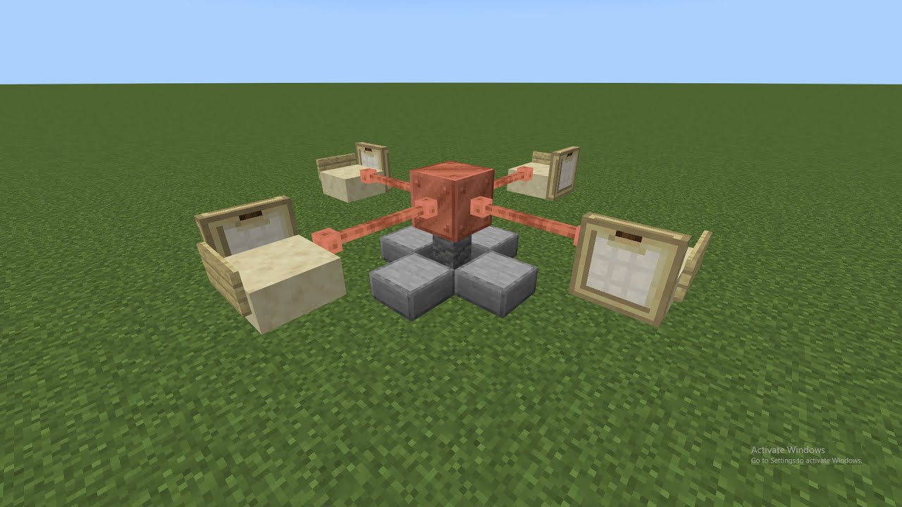 How To Build A Carousel In Minecraft Youtube