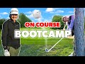 How to hit a SLINGER, DRIVER OFF DECK, and other *CRAZY* golf tips! | Mia Baker & Mac Boucher