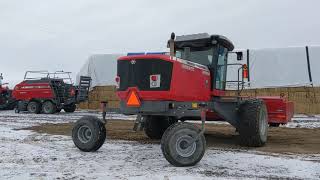 1- 2017 Massey Ferguson WR9860 swather