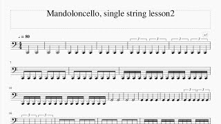 【マンドセロ】基礎練習～トレモロ編～　【MandolonCello】basic practice of tremolo