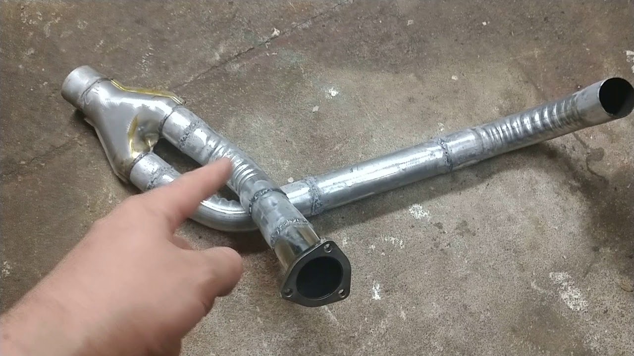 Ls Swapped S10 Y Pipe Headers And Single Exhaust Youtube