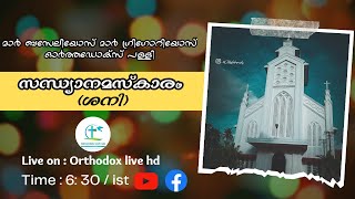 സന്ധ്യാനമസ്കാരം : മാർ ബസേലിയോസ് മാർ ഗ്രീഗോറിയോസ് ഓർത്തഡോക്സ് പള്ളി താഴത്തങ്ങാടി