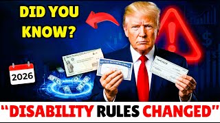 NEW Disability Rules and Changes 2026 _ SSDI & SSI Update You MUST Know