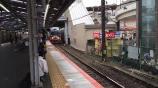 【西武線×練馬区】西武20000系銀河鉄道999ラッピング列車 大泉学園駅に到着