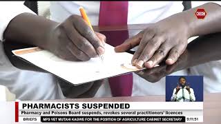 Pharmaceutical board suspends several practitioners over complaints of professional misconduct