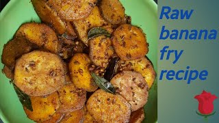 Spicy Raw Banana Fry Recipe//Aratikaya Vepudu//Vazhakkai Varuval//Balekai Fry/Raw Banana Tawa Roast/