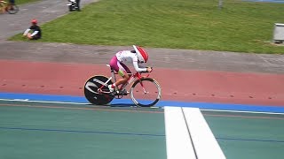 中1女子　1000ｍTT　1分26秒65　自己ベスト大幅更新 第３４回沖縄県自転車競技選手権大会トラックレース