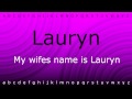 Here I will show you how to say 'Lauryn' with Zira.mp4