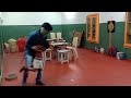 dr.besant school small kids self defence at indoor sports room