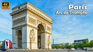 🇫🇷 Paris, Arc de Triomphe de l'Étoile, Amazing Walking Tour [4K/60fps]