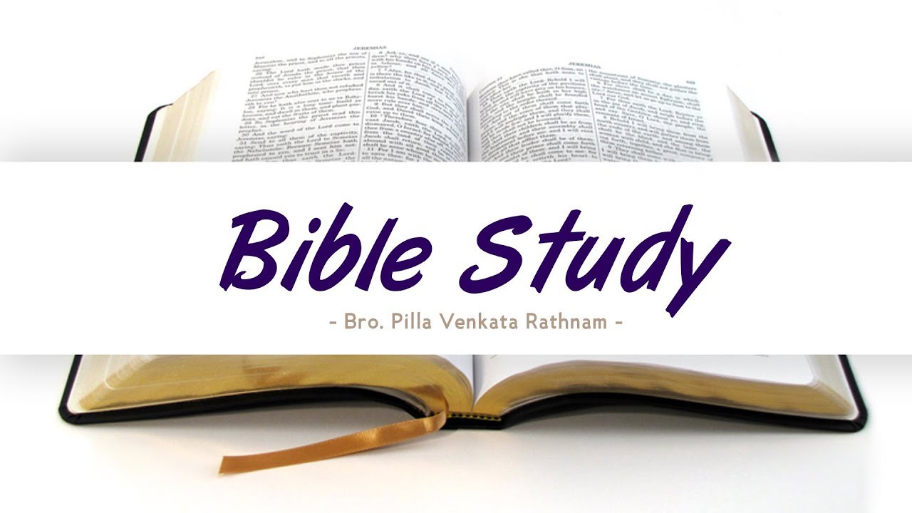 Bible Study | Bro. Pilla Venkata Ratnam | 1st Nov 23 | 9:30 PM - YouTube