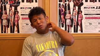 RIZIN.11　北岡悟選手試合前インタビュー