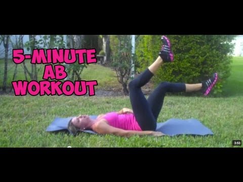 5 Minute Ab Workout Youtube