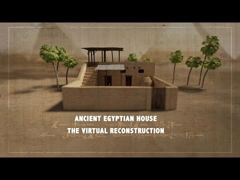 What were ancient Egyptian houses called?