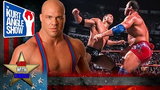 Kurt Angle on working with The Rock so early in his career