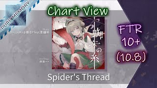 【Arcaea】 Chart View | Spider’s Thread (Future 10+) PURE MEMORY