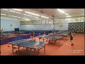 Table tennis lower body circuit. Coordination and agility.