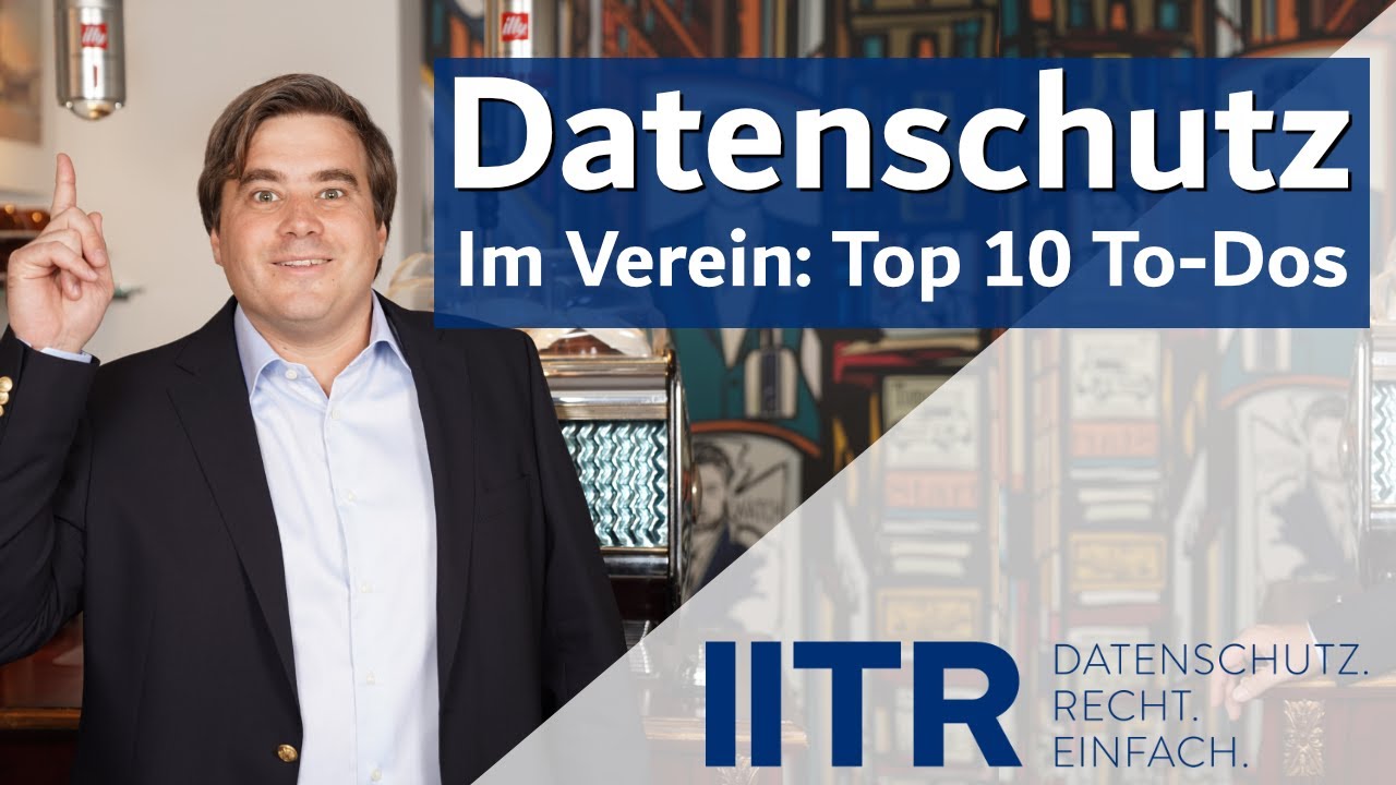 Datenschutz Im Verein: Die 10 Wichtigsten DSGVO-Themen Für Vereine ...