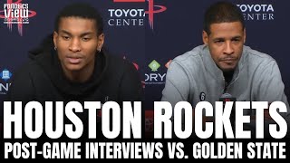 Kevin Porter Jr. & Stephen Silas talk Steph Curry Greatness, Warriors vs. Rockets, Porter's Growth