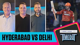 IPL 2024 - DC vs SRH | Timeout LIVE | A third 250+ score for Hyderabad!