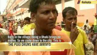 The pujo drums arrive in Kolkata