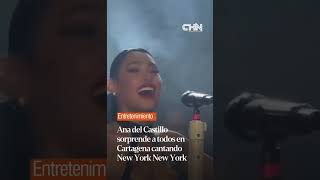 @AnaDelCastillo_  sorprende a todos cantando en inglés en su concierto en la ciudad de Cartagena