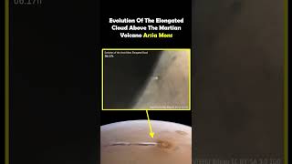 Evolution Of The Elongated Cloud Above The Martian Volcano Arsia Mons