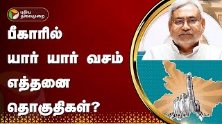 பீகாரில் யார் யார் வசம் எத்தனை தொகுதிகள்? | Bihar | PTT