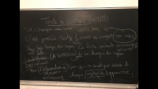 LSF- Annonce cours de français en LSF [24/04/2024]