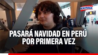 🔴🔵Joven llega POR PRIMERA VEZ a Perú para pasar Navidad con amigo que conoció por internet