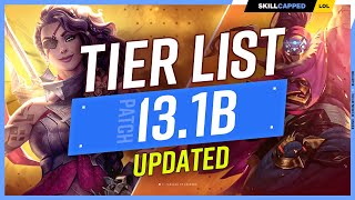 NEW UPDATED TIER LIST for PATCH 13.1b - League of Legends