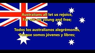 Himno nacional de Australia - Anthem of Australia (EN/ES letra)