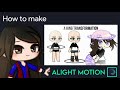 Ring Transformation Tutorial in Alight Motion || Gacha Stu-Club Tutorial ||