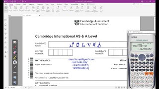 9709/43/M/J/22 --- CAIE AS & A LEVEL MECHANICS 1 MAY_JUNE 2022 Paper 43