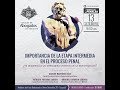 SEMINARIO: IMPORTANCIA DE LA ETAPA INTERMEDIA EN EL PROCESO PENAL