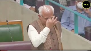 CM Khattar Cries |Says Bhupinder Hooda shouldn't have asked women MLAs to pull the tractor he was on