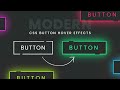 Modern CSS Glowing Button Hover Effects | Html CSS Tutorial